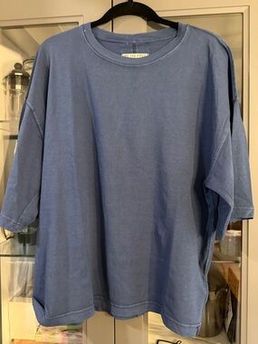 Free People Oversized Crewneck Tee